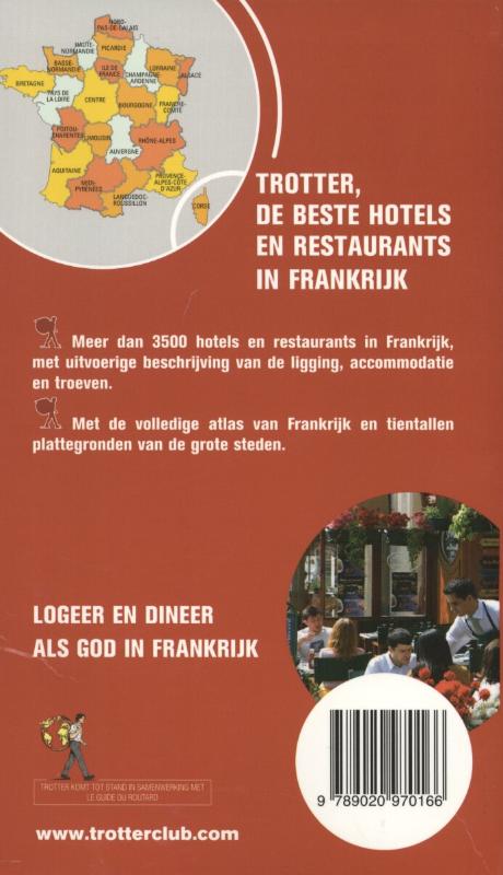 Trotter - De beste hotels en restaurants in Frankrijk achterkant