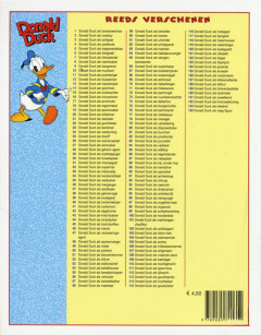 Donald Duck als voorproever / De beste verhalen van Donald Duck / 126 achterkant