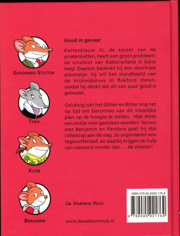 Goud in gevaar! / Geronimo Stilton / 46 achterkant