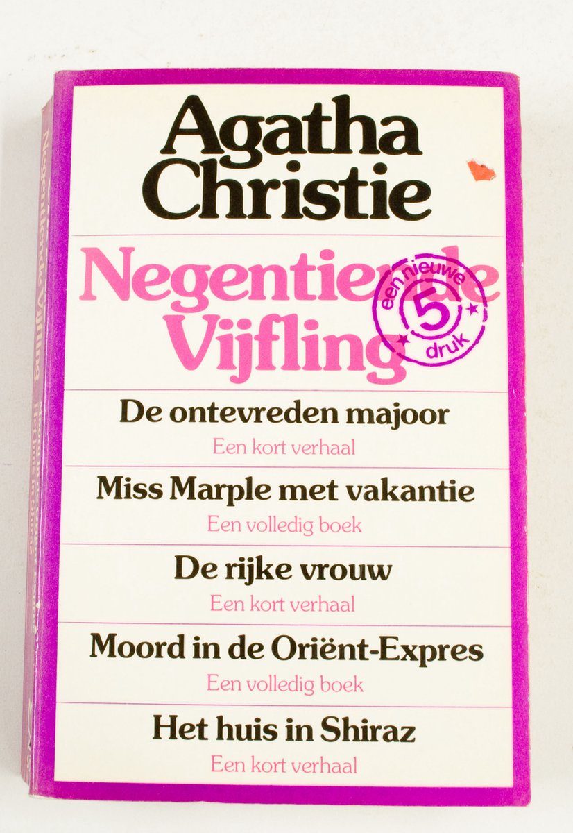 boekenbalie_9789021836188_cover Agatha Christie Vijfling - Volume 19 / Agatha Christie Vijfling / 19