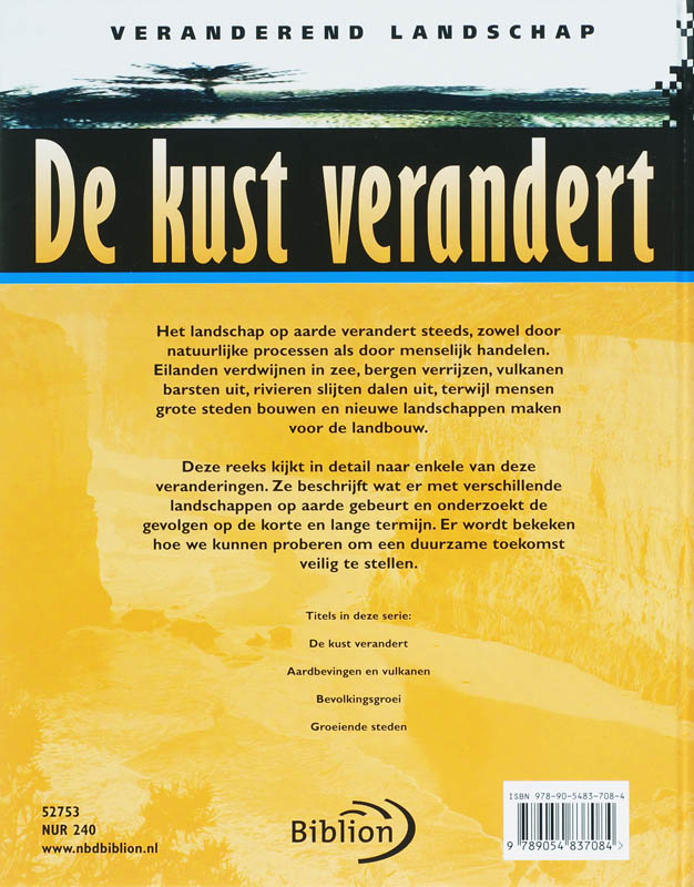 De kust verandert / Veranderend landschap achterkant