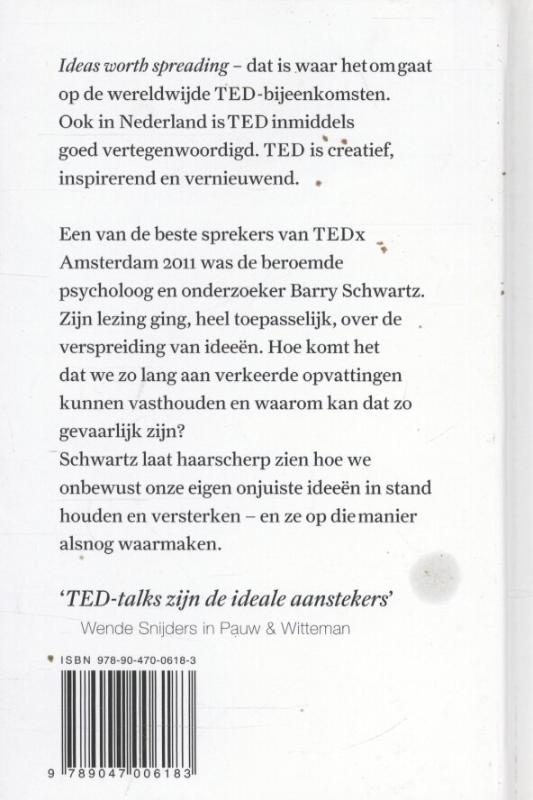 De technologie van ideeen achterkant