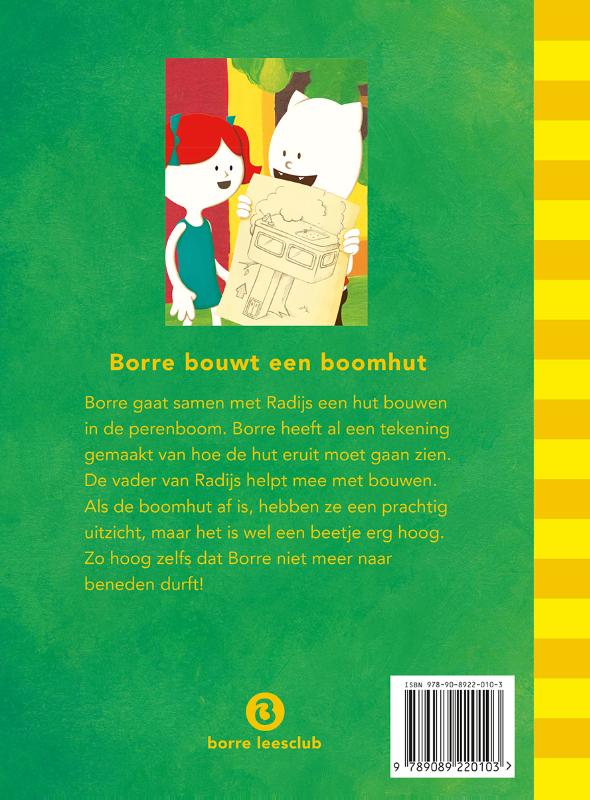 Borre bouwt een boomhut / De Gestreepte Boekjes achterkant