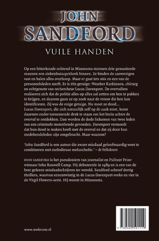 Vuile handen achterkant