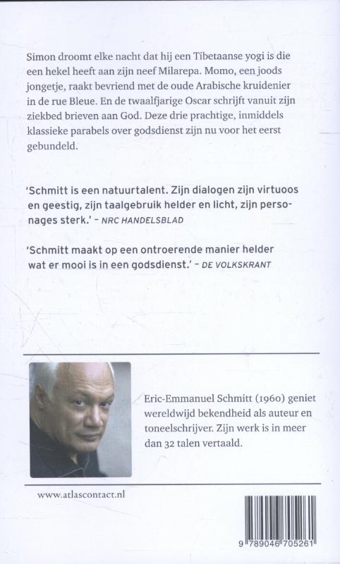 Milarepa, Meneer Ibrahim en de bloemen van de Koran, Oscar en oma rozerood achterkant