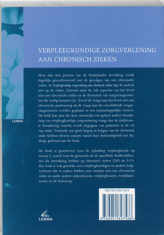 Verpleegkundige zorgverlening aan chronische zieken achterkant