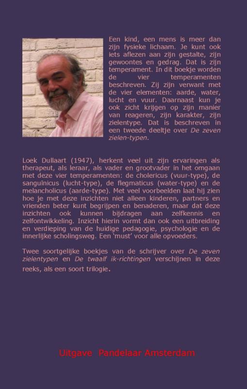 De vier temperamenten achterkant