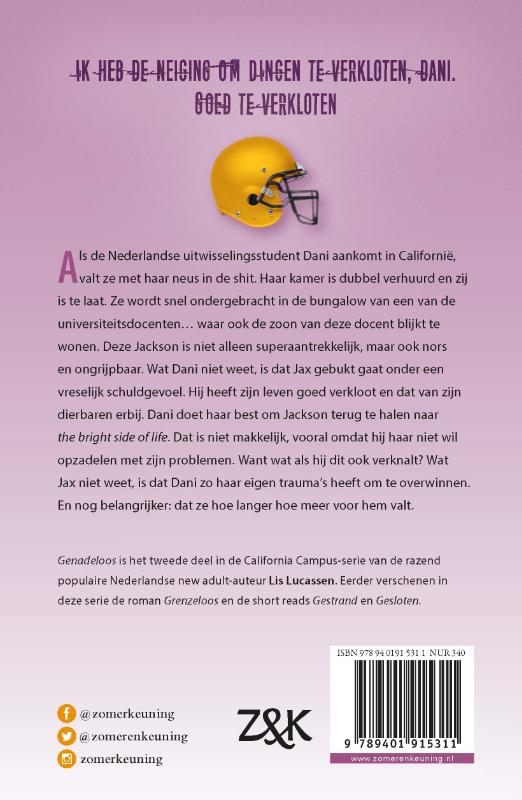 Genadeloos / California Campus / 2 achterkant