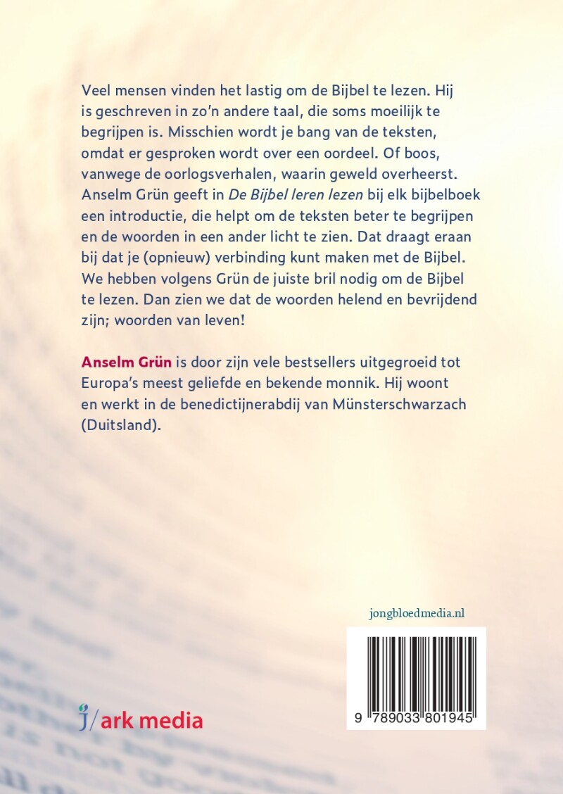 De Bijbel leren lezen achterkant