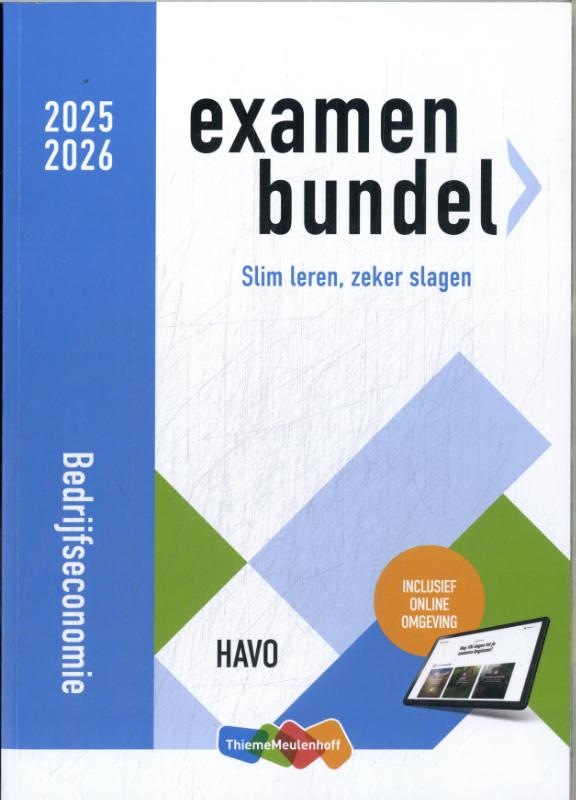 Examenbundel Bedrijfseconomie havo 2025/2026