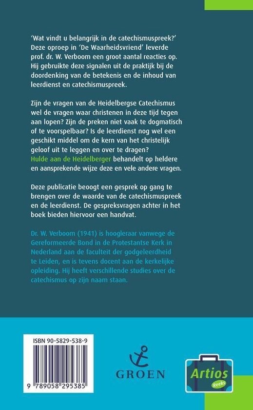 Hulde aan de Heidelberger / Artios-reeks achterkant