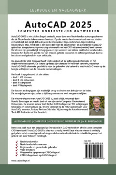 AutoCAD 2025 / Computer Ondersteund Ontwerpen achterkant