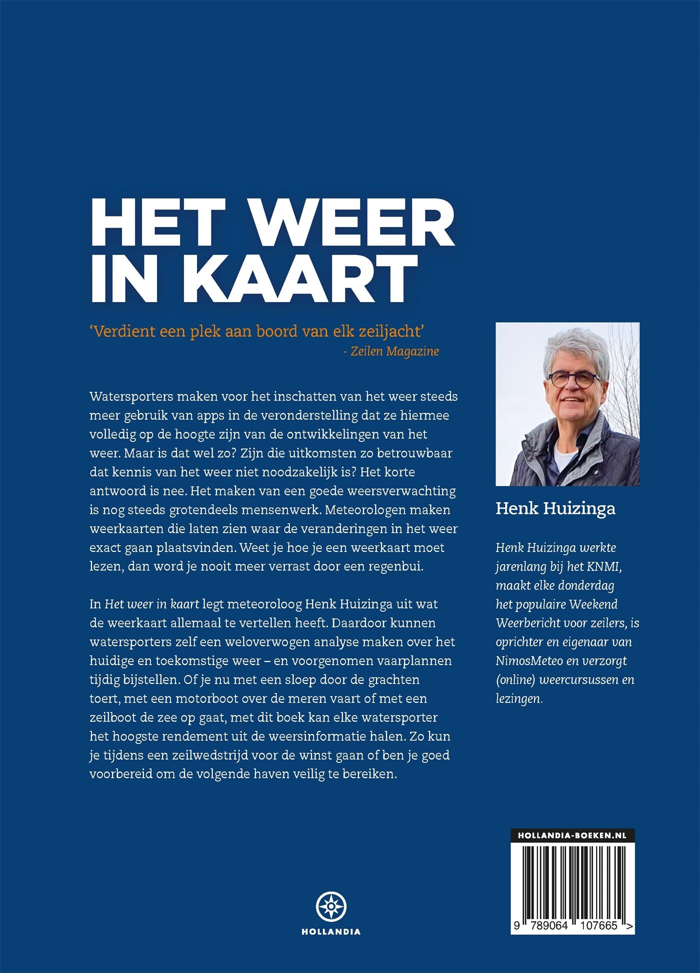 Het weer in kaart achterkant