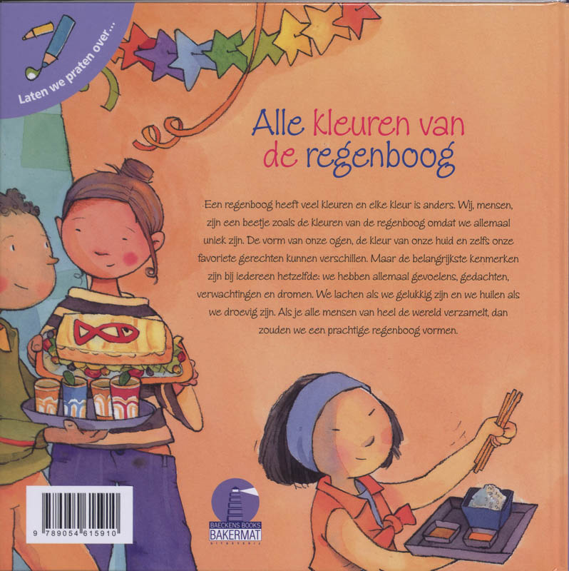 Alle kleuren van de regenboog / Laten we praten over achterkant