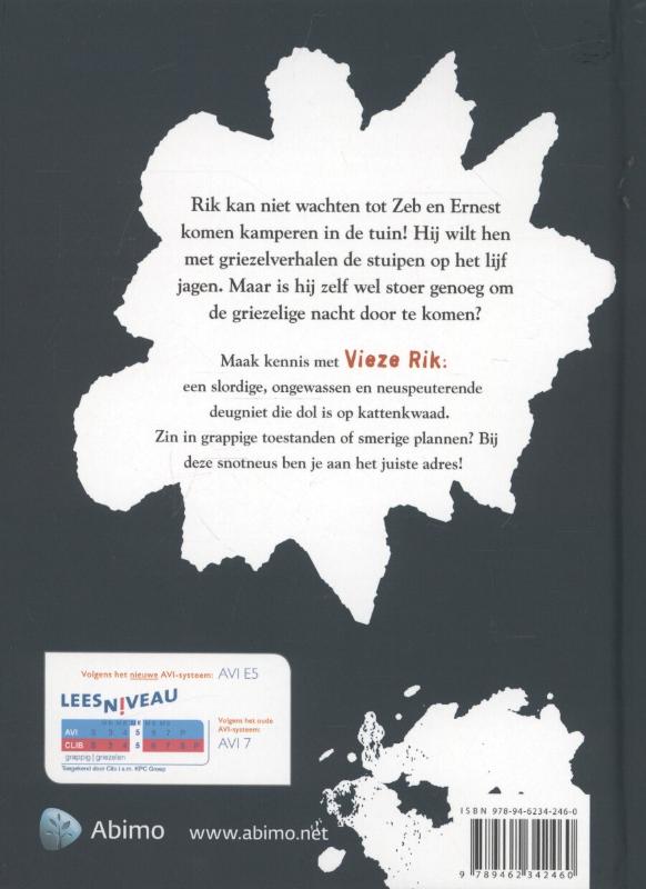 Griezelen / Vieze Rik / 3 achterkant