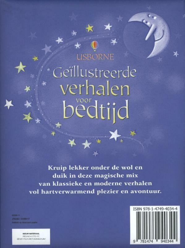 Geïllustreerde verhalen voor bedtijd achterkant