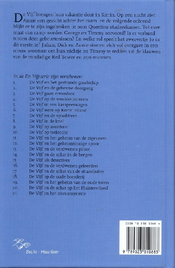 De Vijf 9 op avontuur / De Vijf serie / 9 achterkant