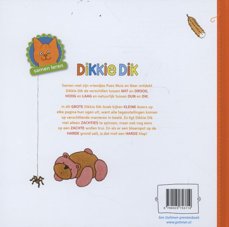 Het open-en-dicht-boek / Dikkie Dik achterkant