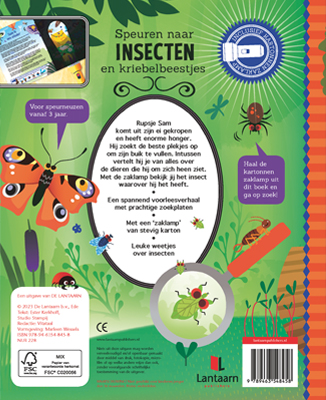Speuren naar insecten achterkant
