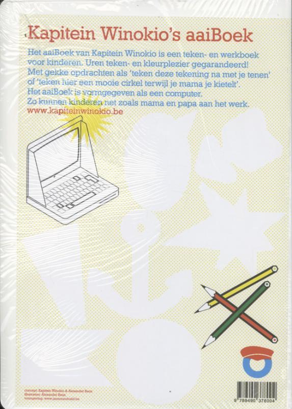Kapitein Winokio's aaiboek achterkant