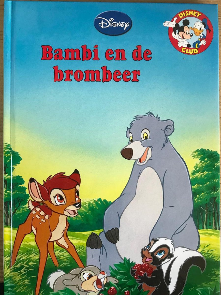Bambi en de brombeer Disney club leesboek