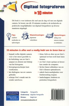 Digitaal fotograferen in 10 minuten / In 10 minuten achterkant