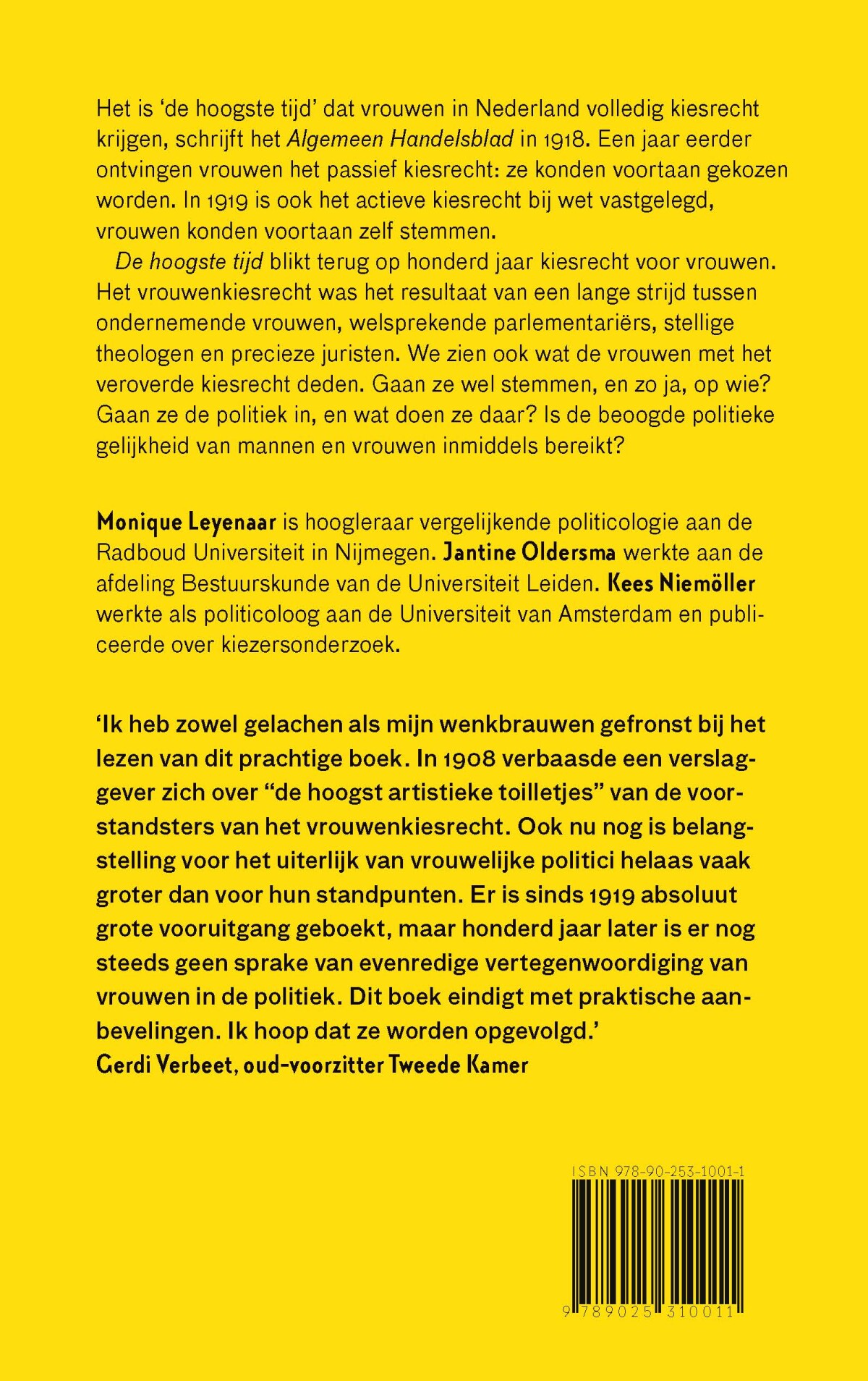 De hoogste tijd achterkant