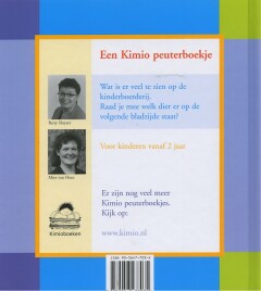 Kinderboerderij / Een Kimio peuterboekje achterkant
