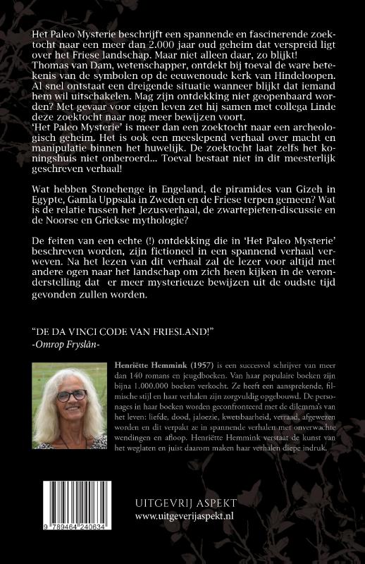 Het Paleo mysterie achterkant