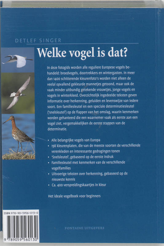 Welke vogel is dat? achterkant