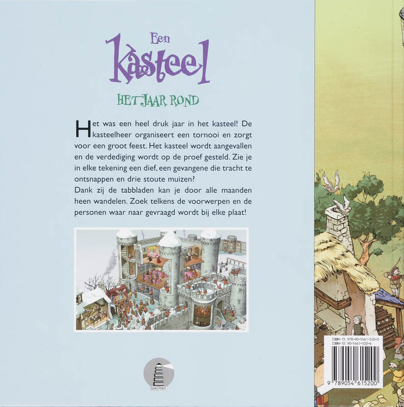 Het kasteel het jaar rond Het kasteel het jaar rond achterkant