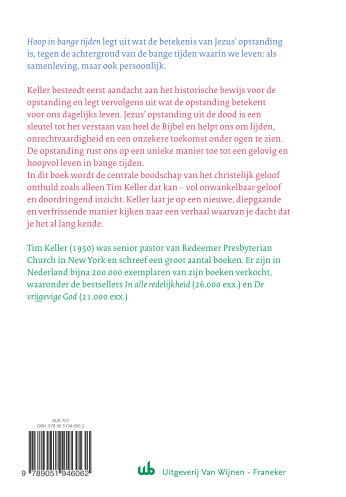 Hoop in bange tijden Hoop in bange tijden achterkant