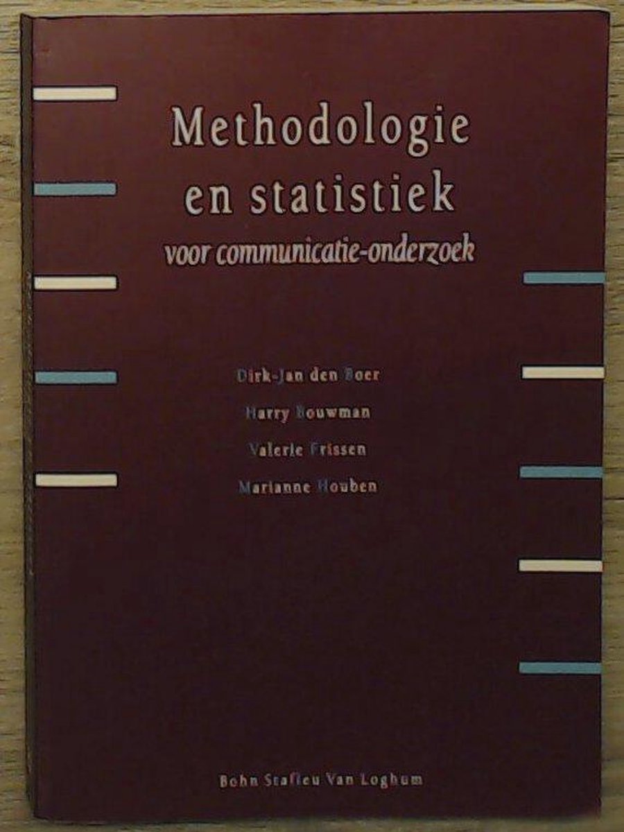 Methodologie & statistiek voor communicatie-onderzoek