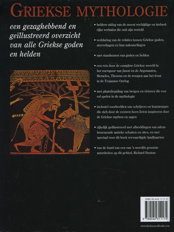 Griekse mythologie achterkant