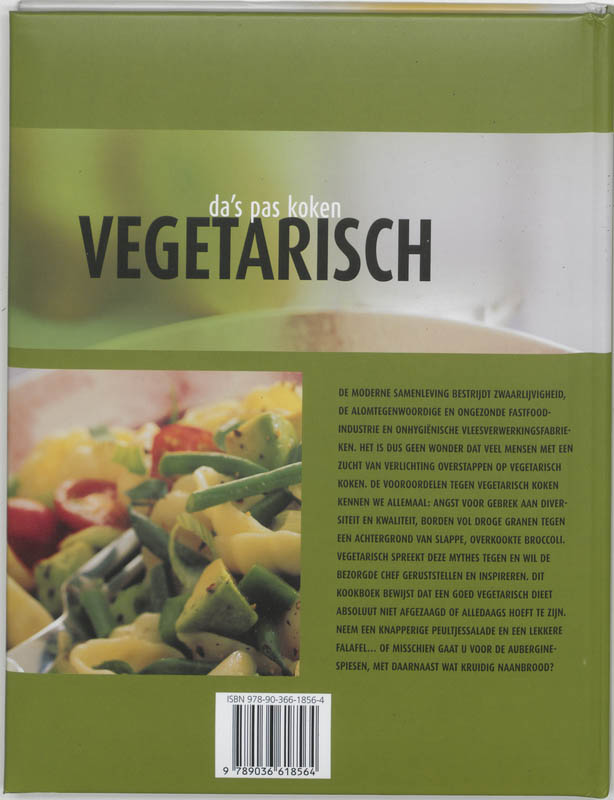 Vegetarisch - da's pas koken achterkant