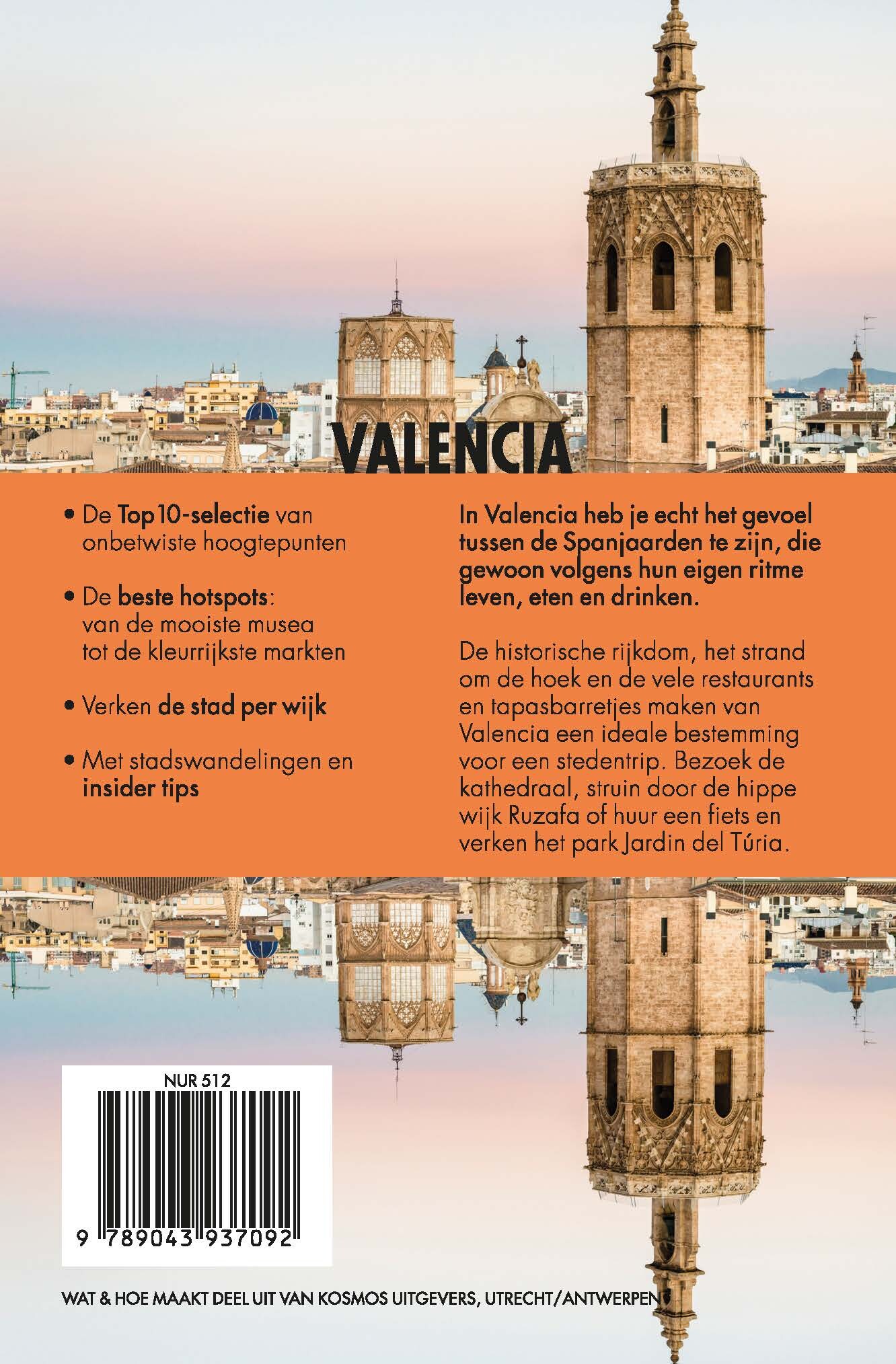 Valencia / Wat & Hoe reisgids achterkant