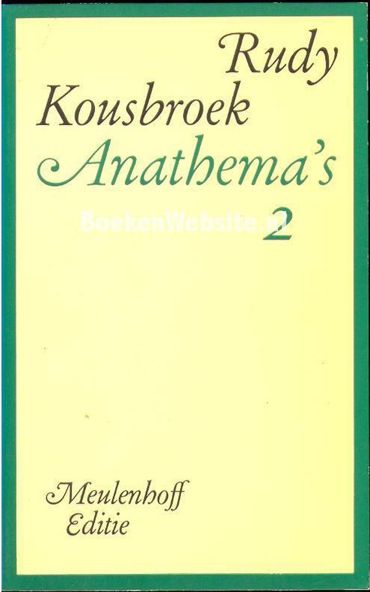 boekenbalie_9789029041546_cover Anathema's 2 / Anathema's / 2