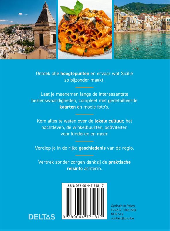 Sicilië / Rough Guides Compact achterkant