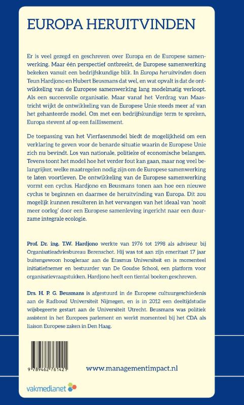 Europa heruitvinden achterkant