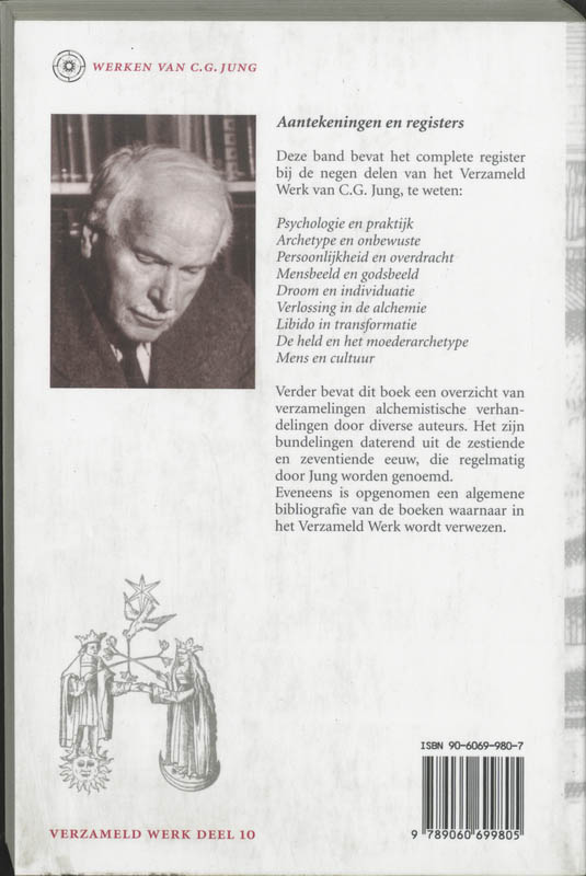 Aantekeningen en registers / Verzameld werk C.G. Jung / 10 achterkant