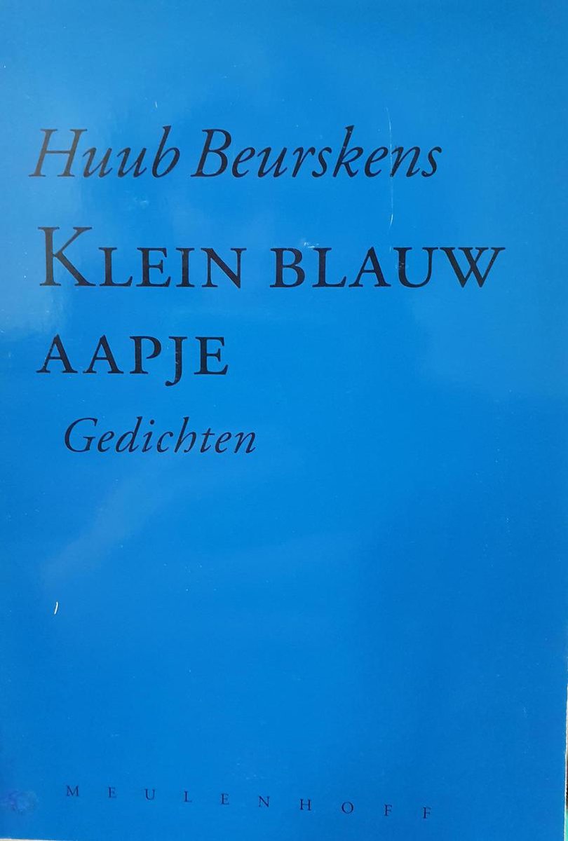 Klein blauw aapje