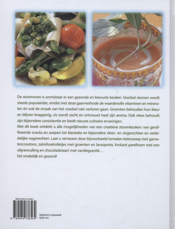 De lekkerste recepten voor de stoomoven De lekkerste recepten voor de stoomoven achterkant