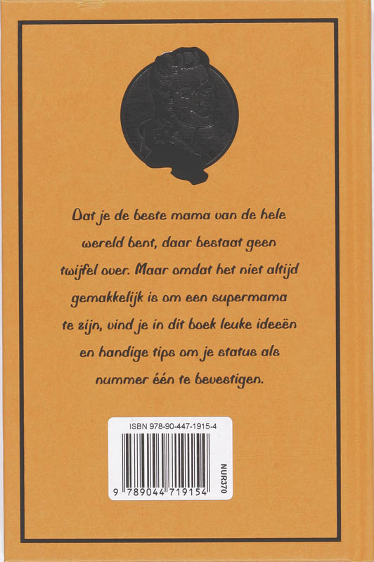 Het super mama boek achterkant