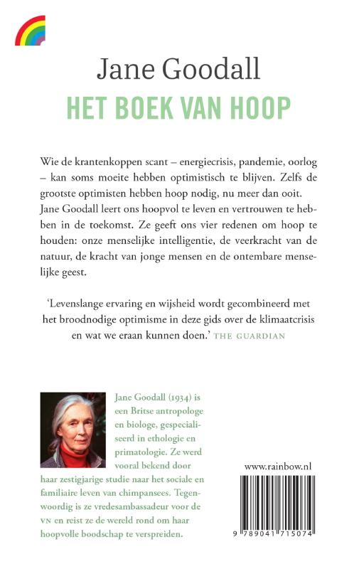 Het boek van hoop achterkant