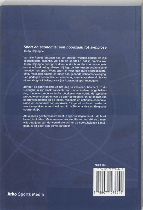 Sport en economie achterkant