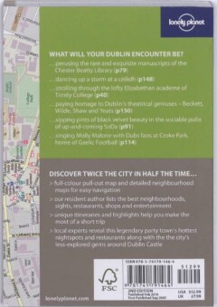 Dublin Encounter 2E Lonely Planet achterkant