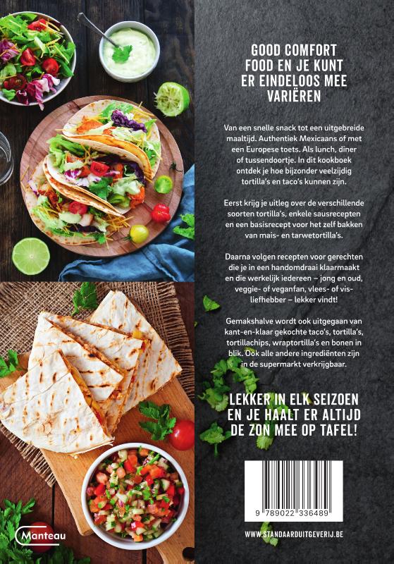 Taco's en tortilla's achterkant