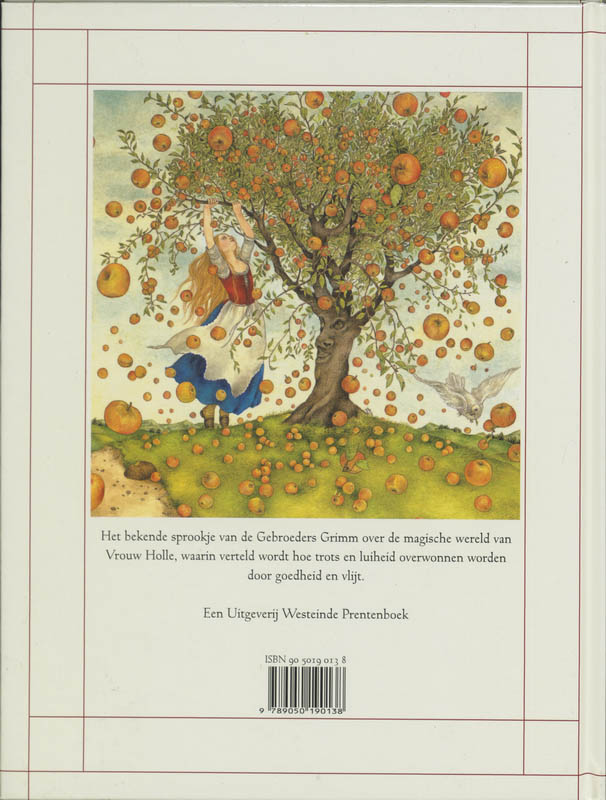 Vrouw Holle / Een Westeinde prentenboek Vrouw Holle / Een Westeinde prentenboek achterkant