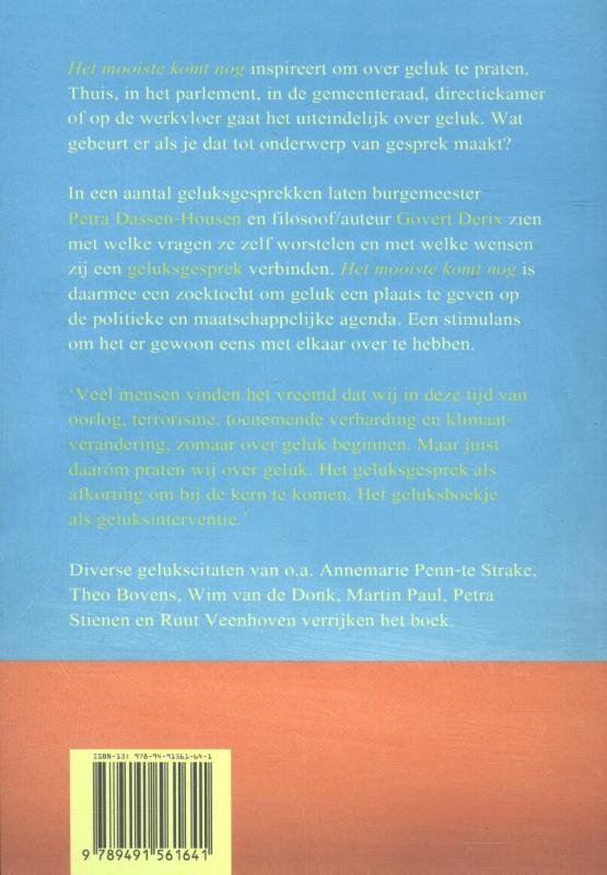 Het mooiste komt nog achterkant
