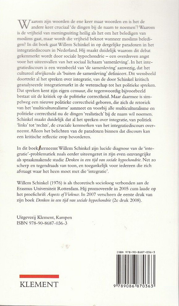 De gedroomde samenleving achterkant